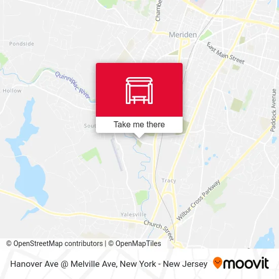 Hanover Ave @ Melville Ave map