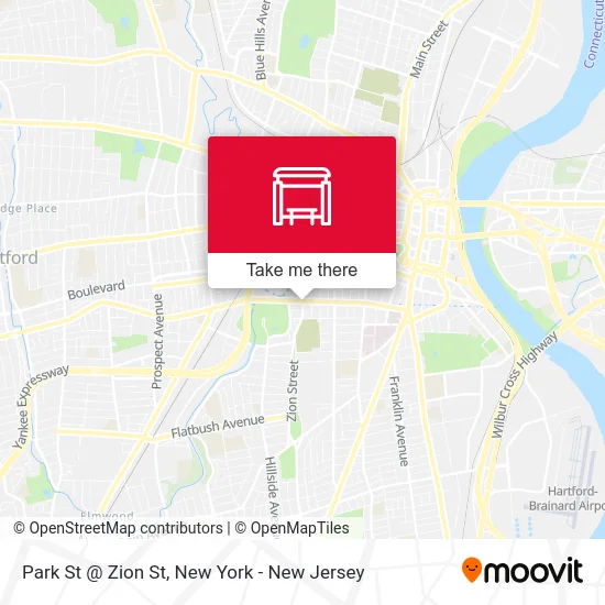 Park St @ Zion St map