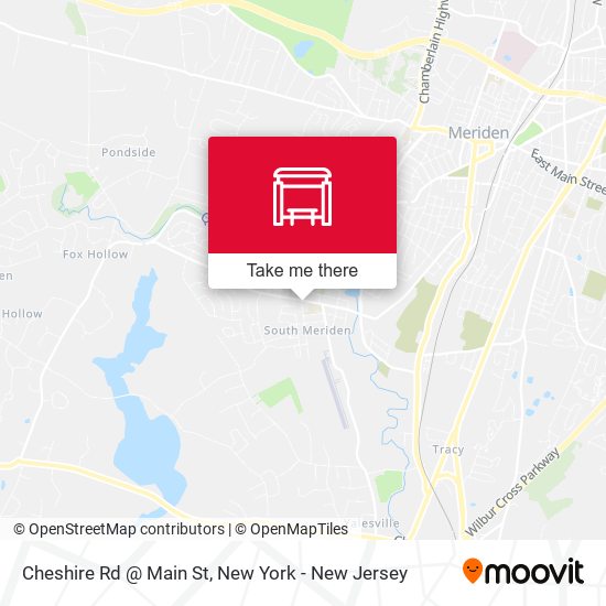 Mapa de Cheshire Rd @ Main St