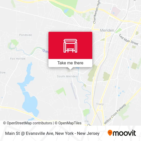 Main St @ Evansville Ave map
