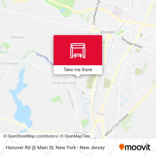 Hanover Rd @ Main St map