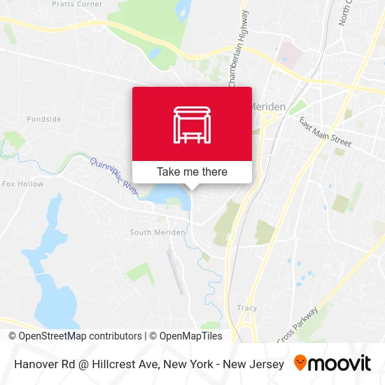 Hanover Rd @ Hillcrest Ave map