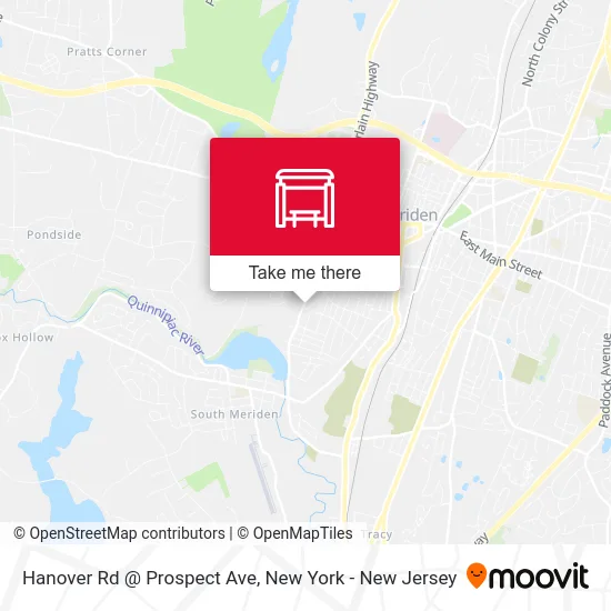 Hanover Rd @ Prospect Ave map