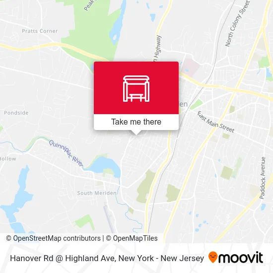 Hanover Rd @ Highland Ave map