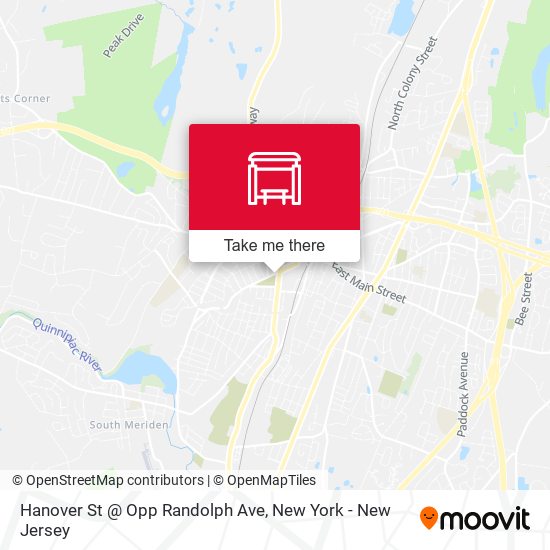 Mapa de Hanover St @ Opp Randolph Ave
