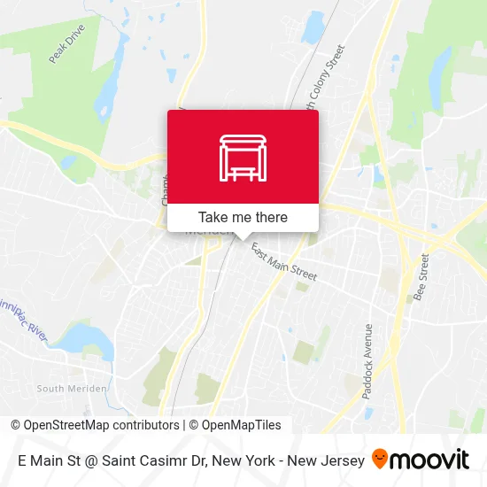 E Main St @ Saint Casimr Dr map
