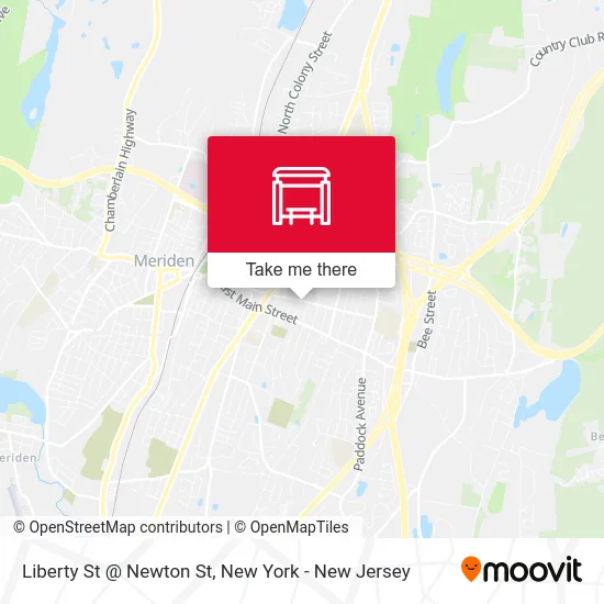 Liberty St @ Newton St map