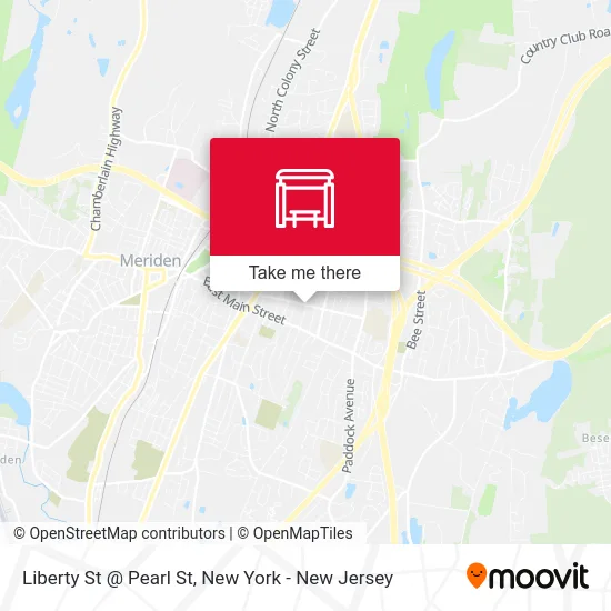 Liberty St @ Pearl St map