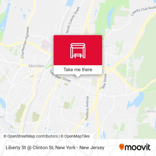 Mapa de Liberty St @ Clinton St