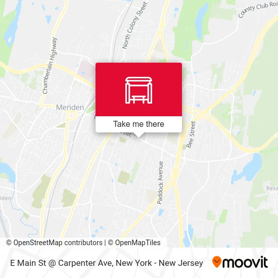 E Main St @ Carpenter Ave map