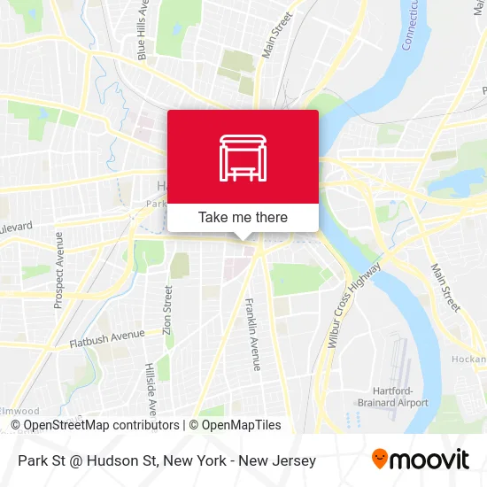 Park St @ Hudson St map