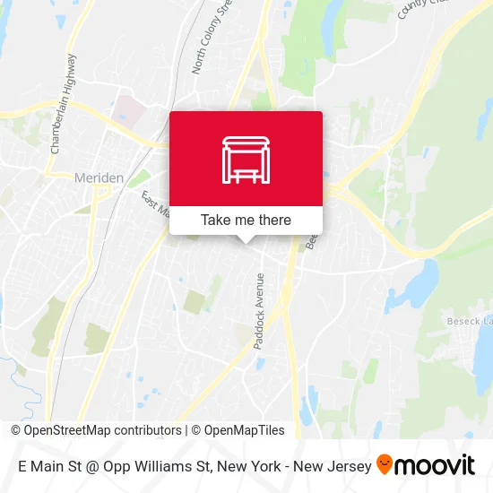 E Main St @ Opp Williams St map