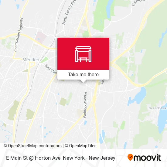 E Main St @ Horton Ave map