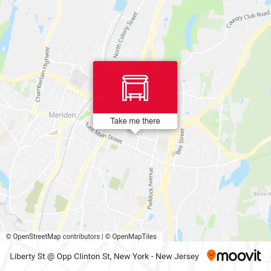 Liberty St @ Opp Clinton St map