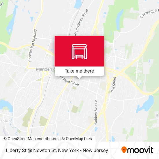 Liberty St @ Newton St map