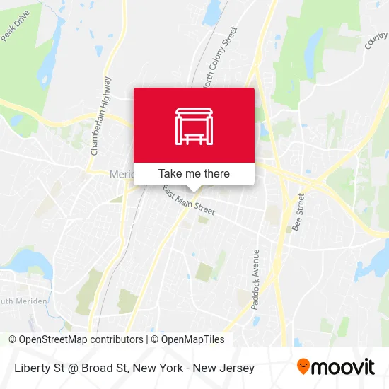 Liberty St @ Broad St map