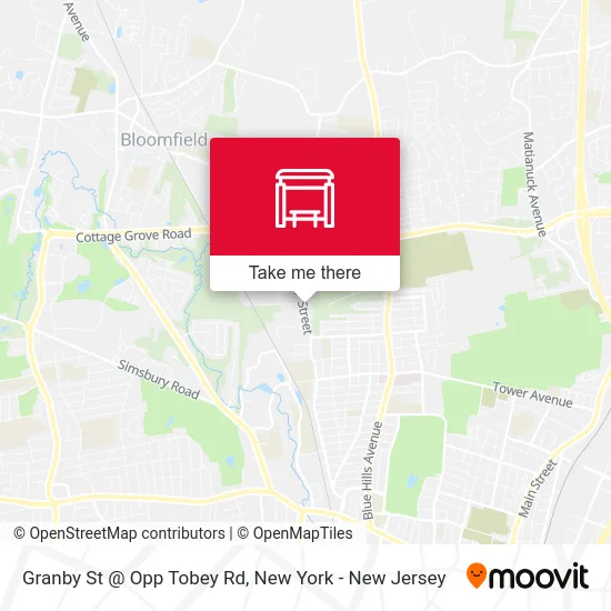 Granby St @ Opp Tobey Rd map