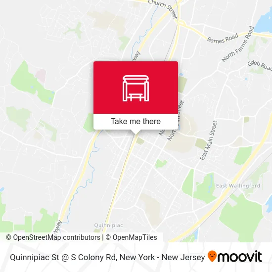 Quinnipiac St @ S Colony Rd map