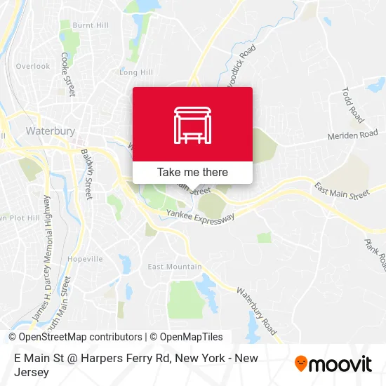 E Main St @ Harpers Ferry Rd map