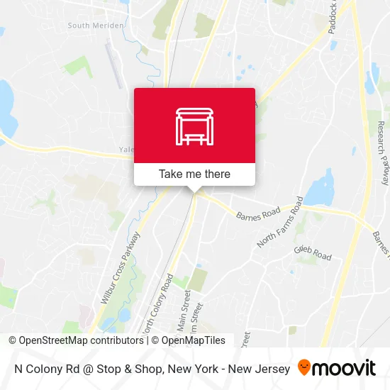 Mapa de N Colony Rd @ Stop & Shop