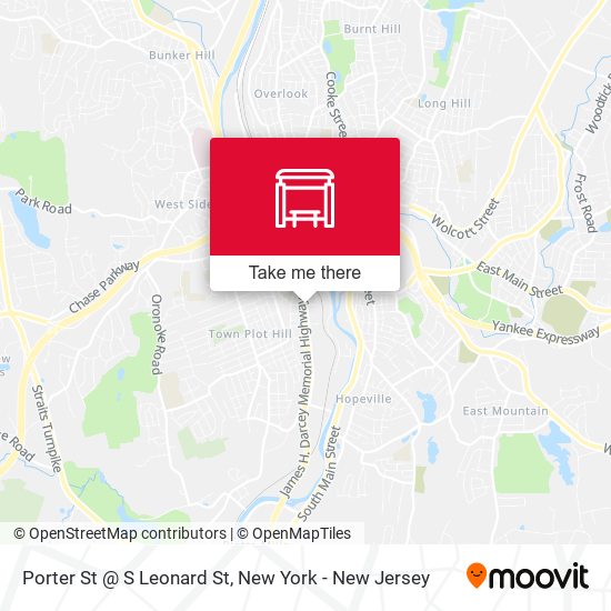 Mapa de Porter St @ S Leonard St