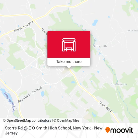 Mapa de Storrs Rd @ E O Smith High School