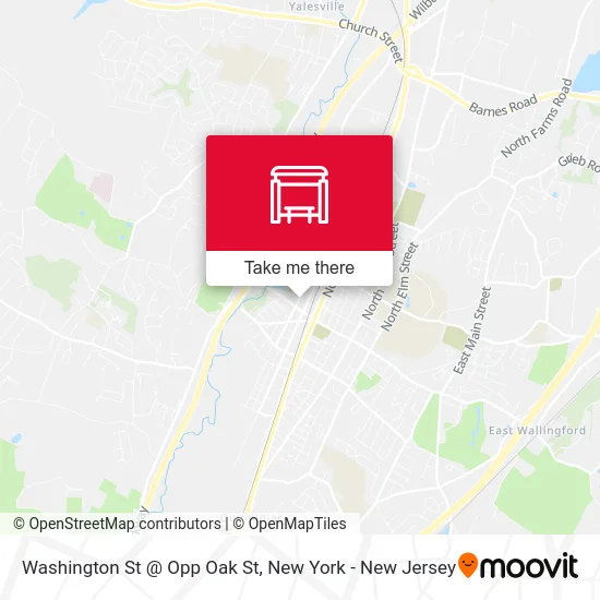 Washington St @ Opp Oak St map