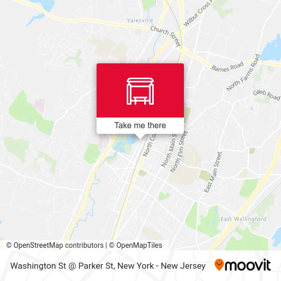 Washington St @ Parker St map