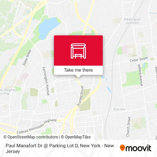 Paul Manafort Dr @ Parking Lot D map