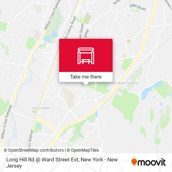 Long Hill Rd @ Ward Street Ext map