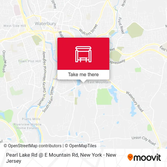 Pearl Lake Rd @ E Mountain Rd map
