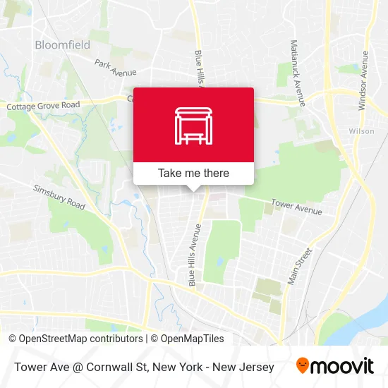 Tower Ave @ Cornwall St map