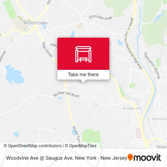 Woodvine Ave @ Saugus Ave map