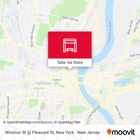 Windsor St @ Pleasant St map