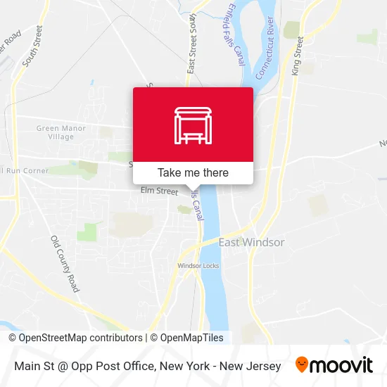 Main St @ Opp Post Office map