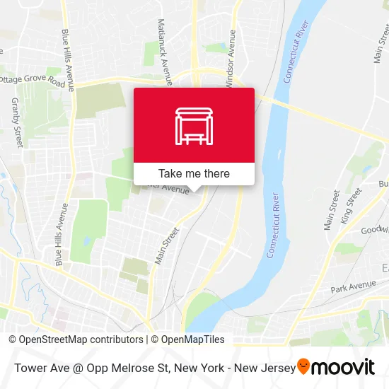 Tower Ave @ Opp Melrose St map