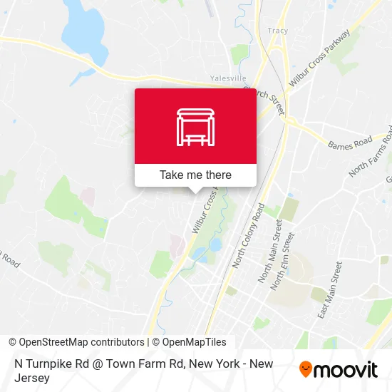 N Turnpike Rd @ Town Farm Rd map