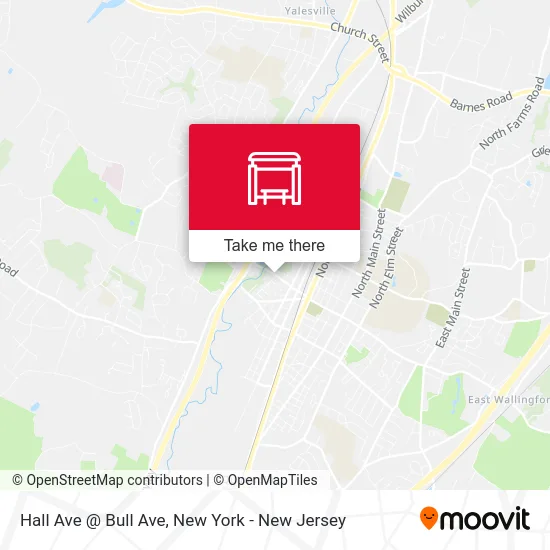 Hall Ave @ Bull Ave map