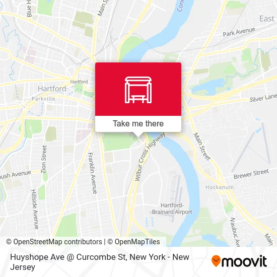 Huyshope Ave @ Curcombe St map