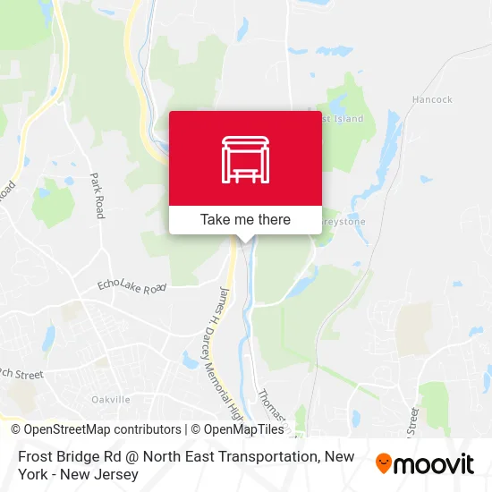 Frost Bridge Rd @ North East Transportation map