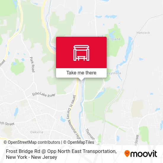 Frost Bridge Rd @ Opp North East Transportation map