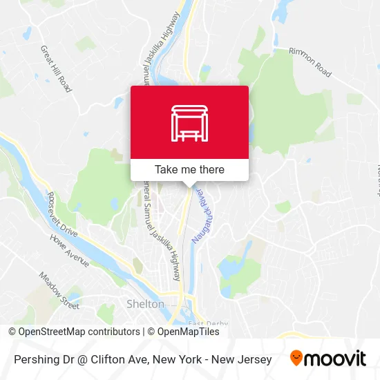Pershing Dr @ Clifton Ave map
