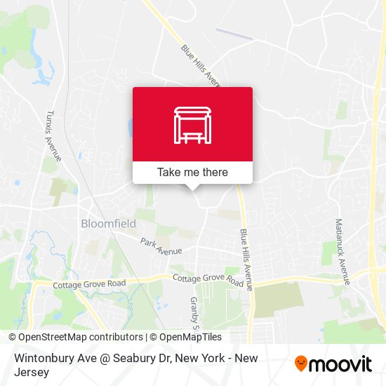 Mapa de Wintonbury Ave @ Seabury Dr