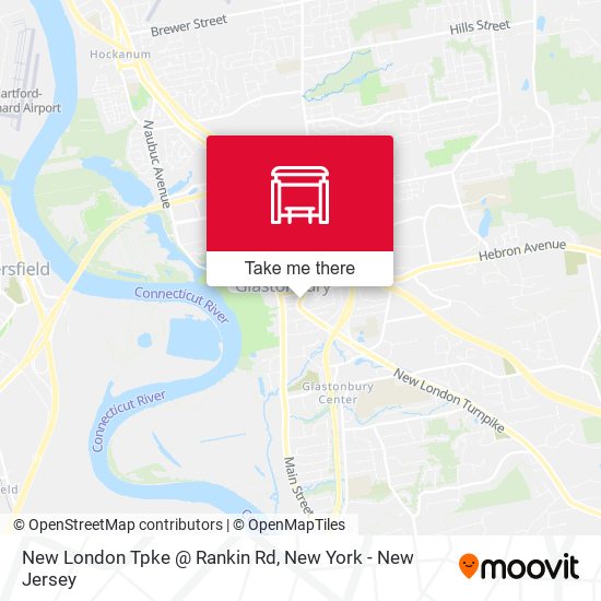 Mapa de New London Tpke @ Rankin Rd