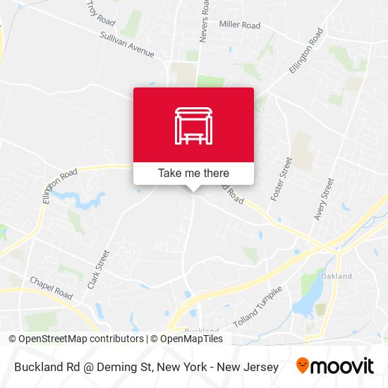 Mapa de Buckland Rd @ Deming St