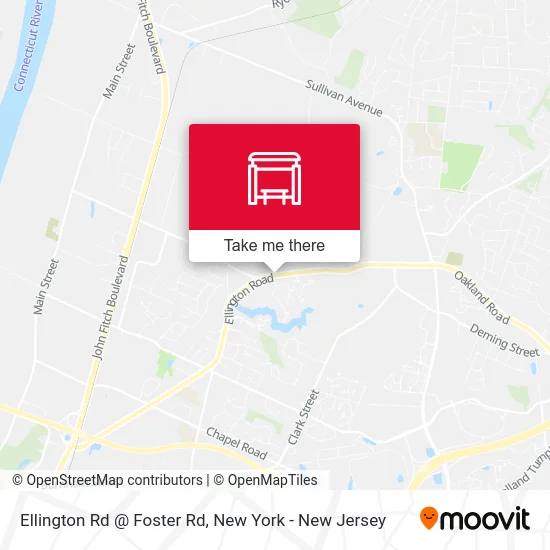 Ellington Rd @ Foster Rd map