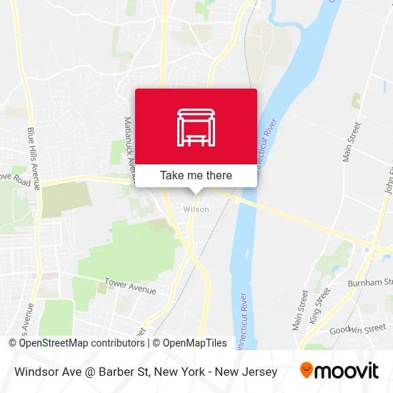 Windsor Ave @ Barber St map