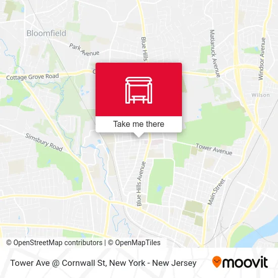 Tower Ave @ Cornwall St map