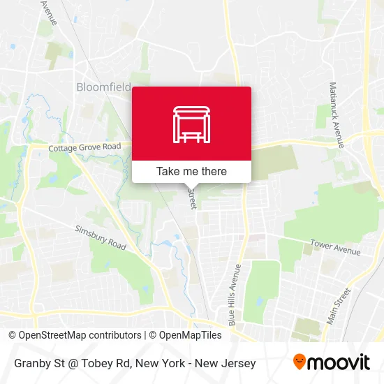 Granby St @ Tobey Rd map