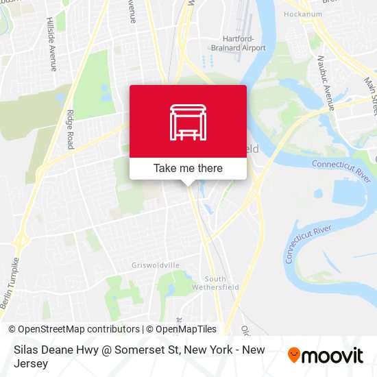 Silas Deane Hwy @ Somerset St map